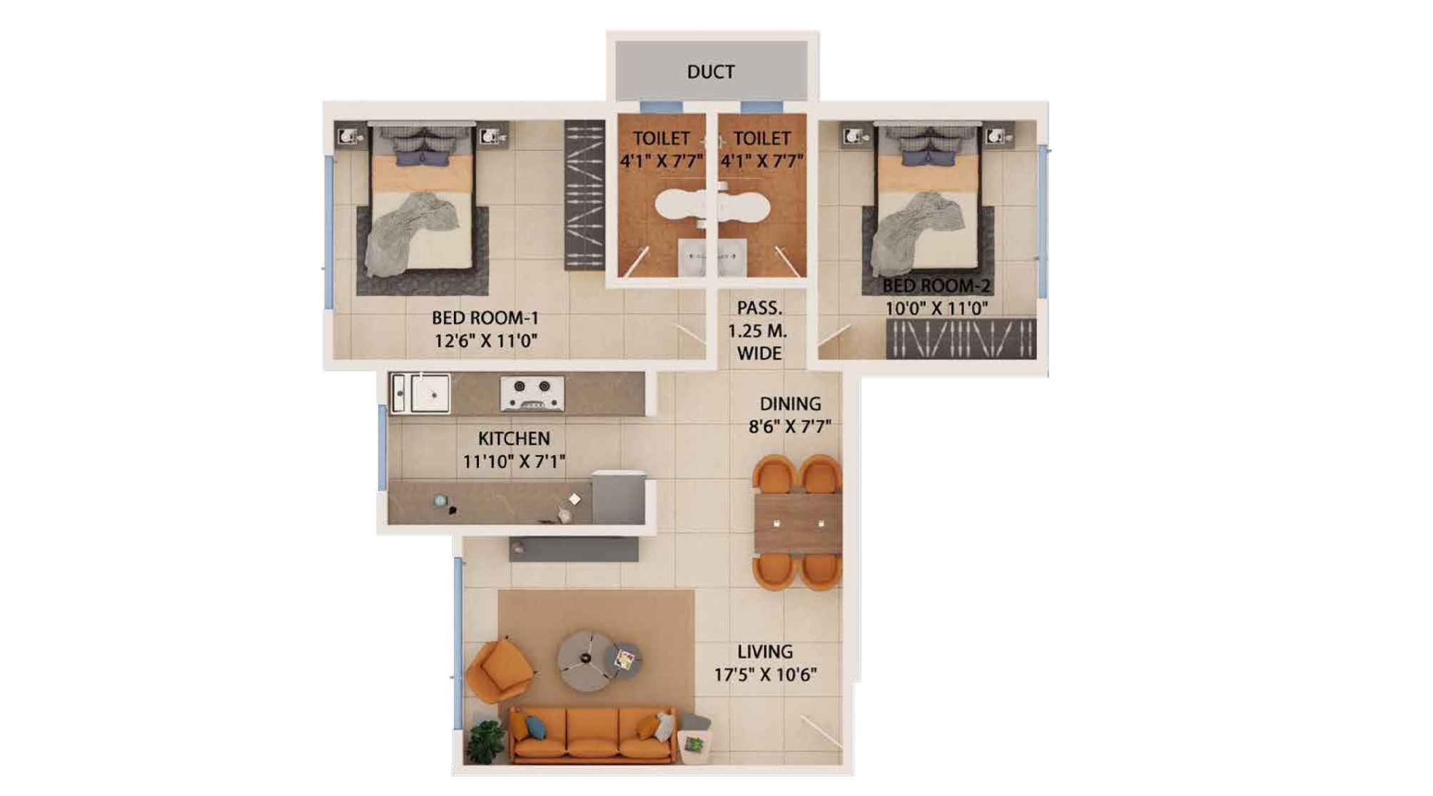 Dreams-Empire-Floor-Plan-2-BHK