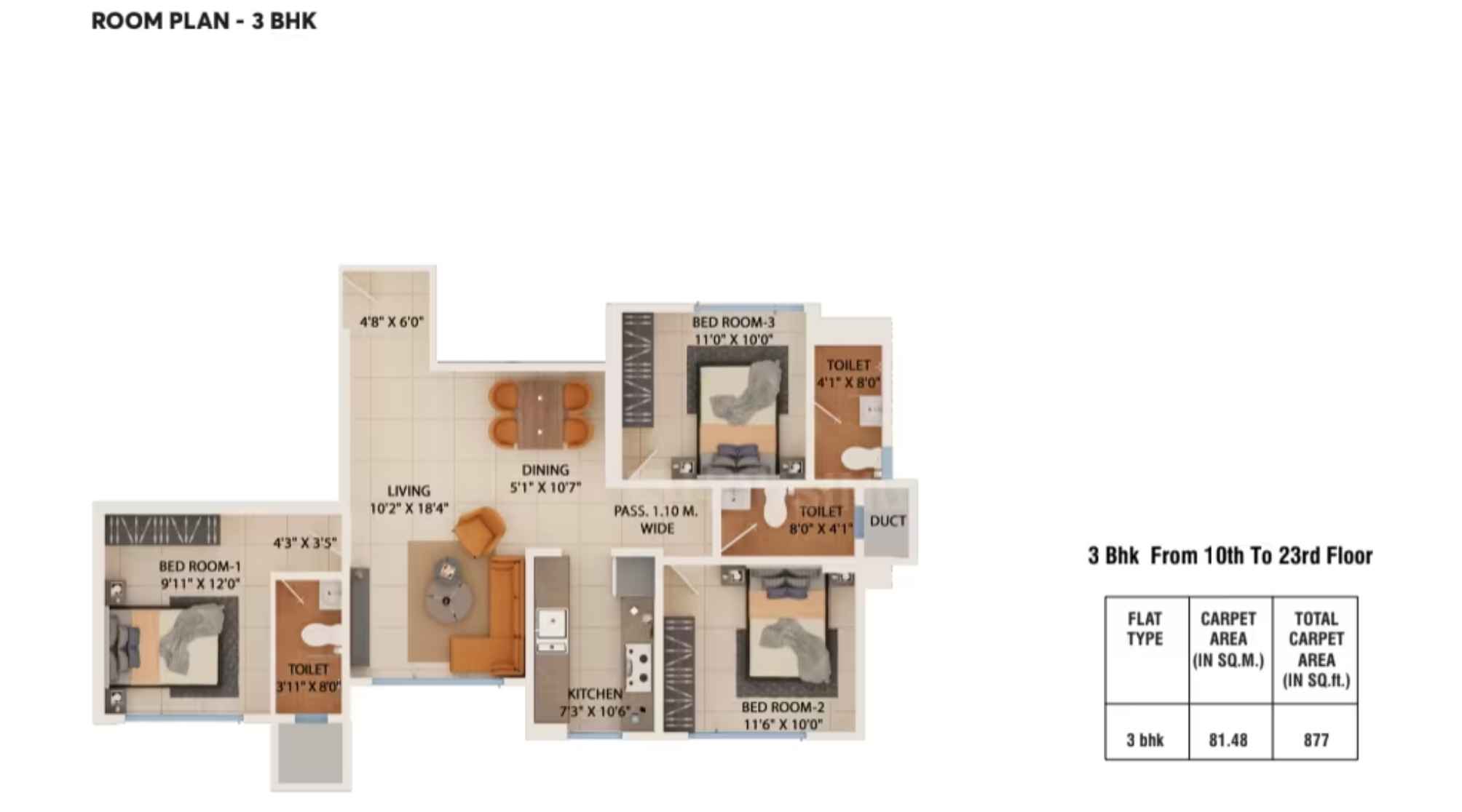 Dreams-Empire-Floor-Plan-3-BHK-877-Sqft